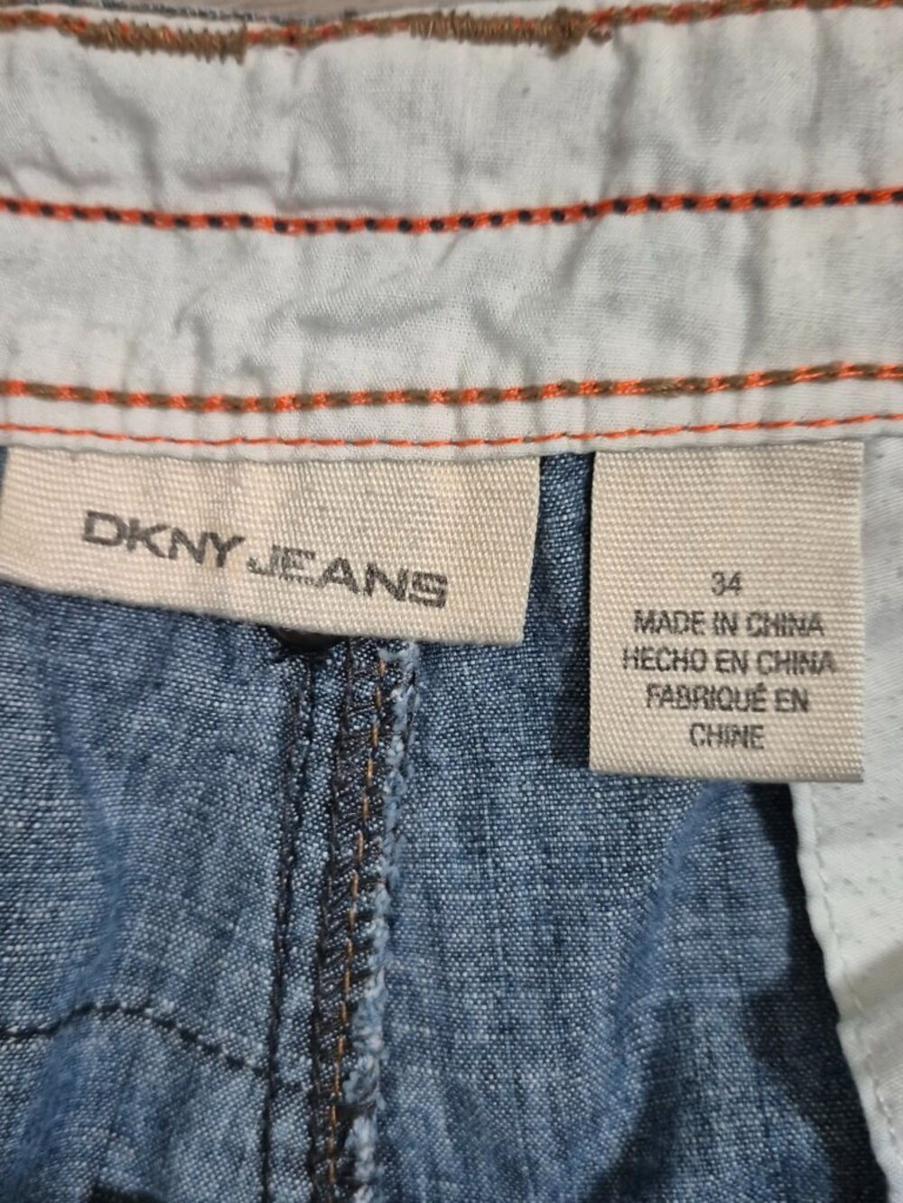 DKNY Jeans Cargo Shorts – Size 34 - Picture 3 of 6